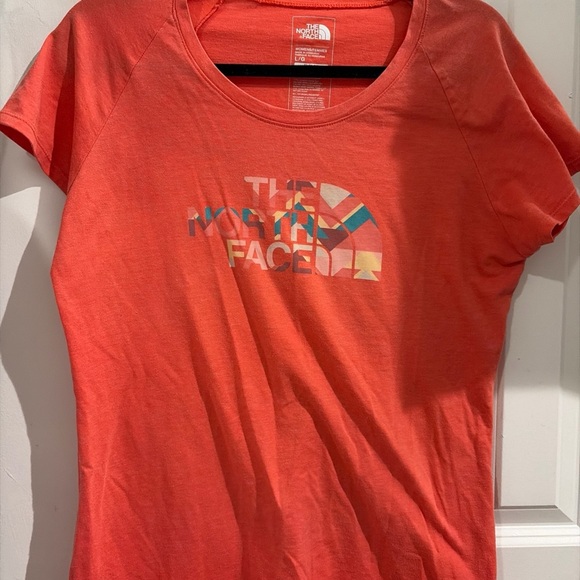 The North Face Women's Vibrant Orange Tee - Picture 1 of 5